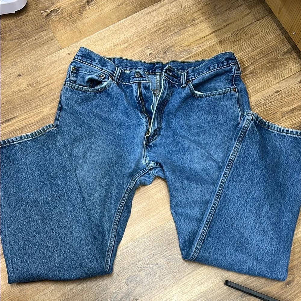 Levi 505 Blue Denim Jeans men’s‎ 36x32